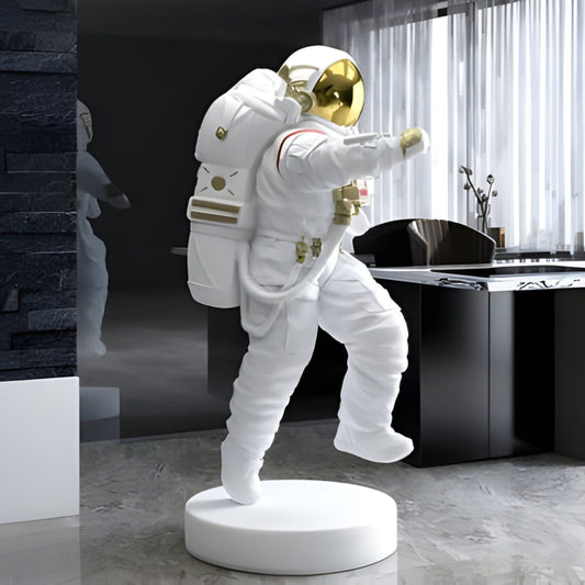 Grande Sculpture Astronaute Strider de l'Espace Blanc - 150cm
