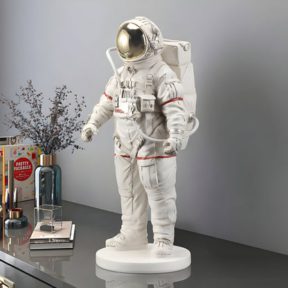 Petite Sculpture Astronaute Blanc Nuage Debout - 58cm