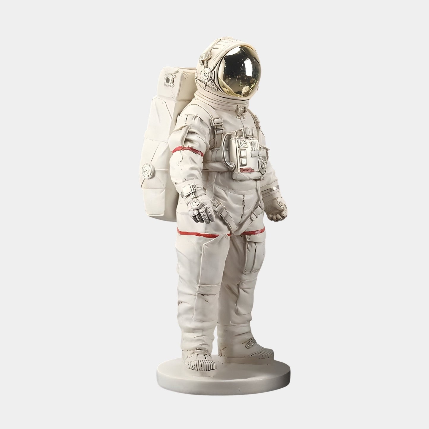 Petite Sculpture Astronaute Blanc Nuage Debout - 58cm