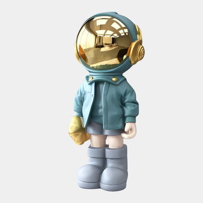 Figurine d'Astronaute Petit Galactique Bleu - 36cm