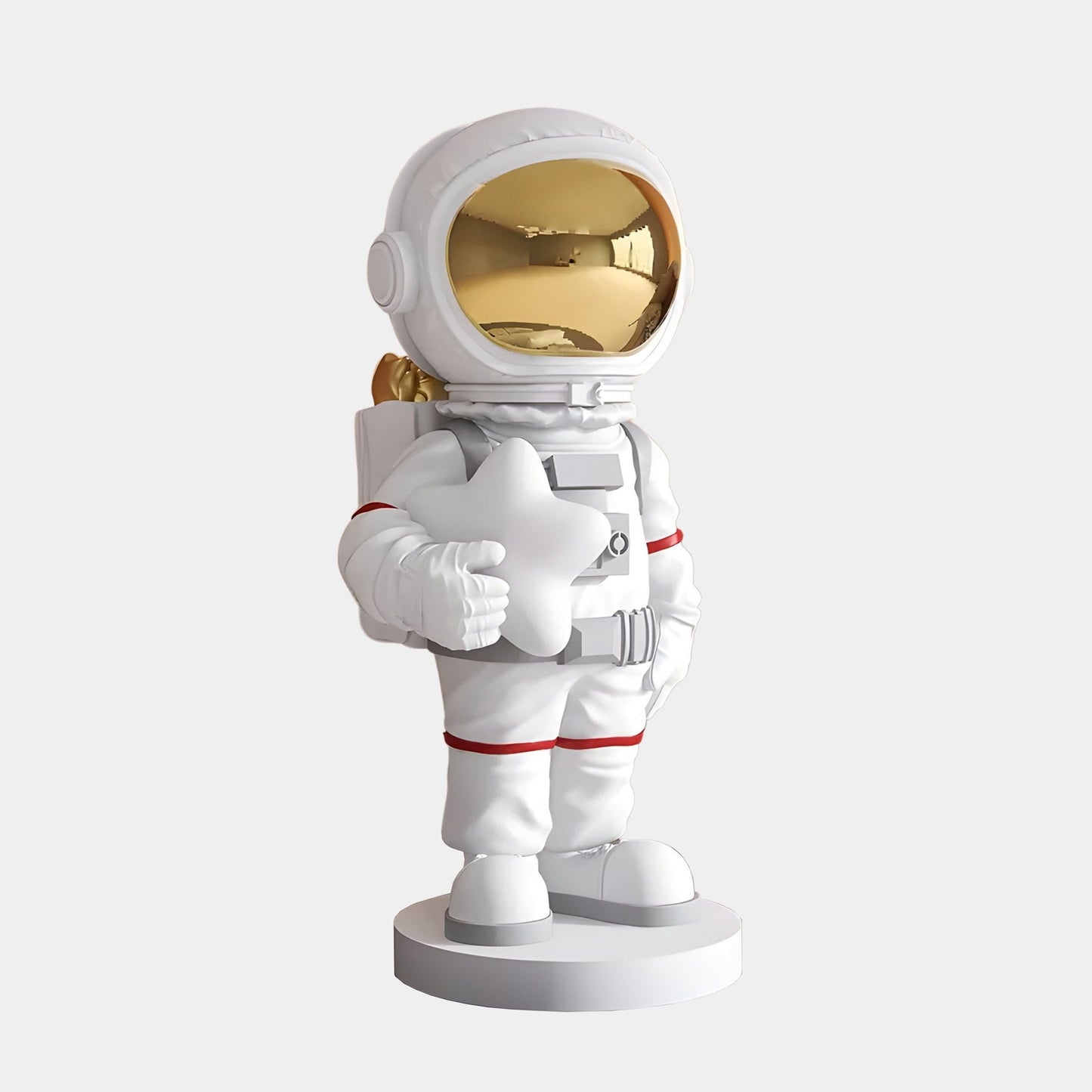 Petite Figurine d'Astronaute Étoile Nova Blanche - 37cm