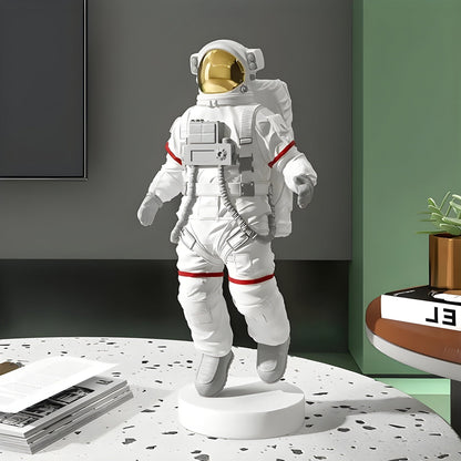 Figurine d'Astronaute Voyageur de l'Espace Blanc - 30 cm